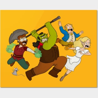SitcomD&D Characters 2 Posters and Art